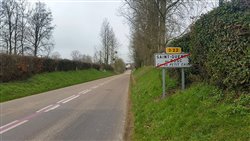 Sortie du village de Saint-Quentin-au-Bosc - Petit-Caux